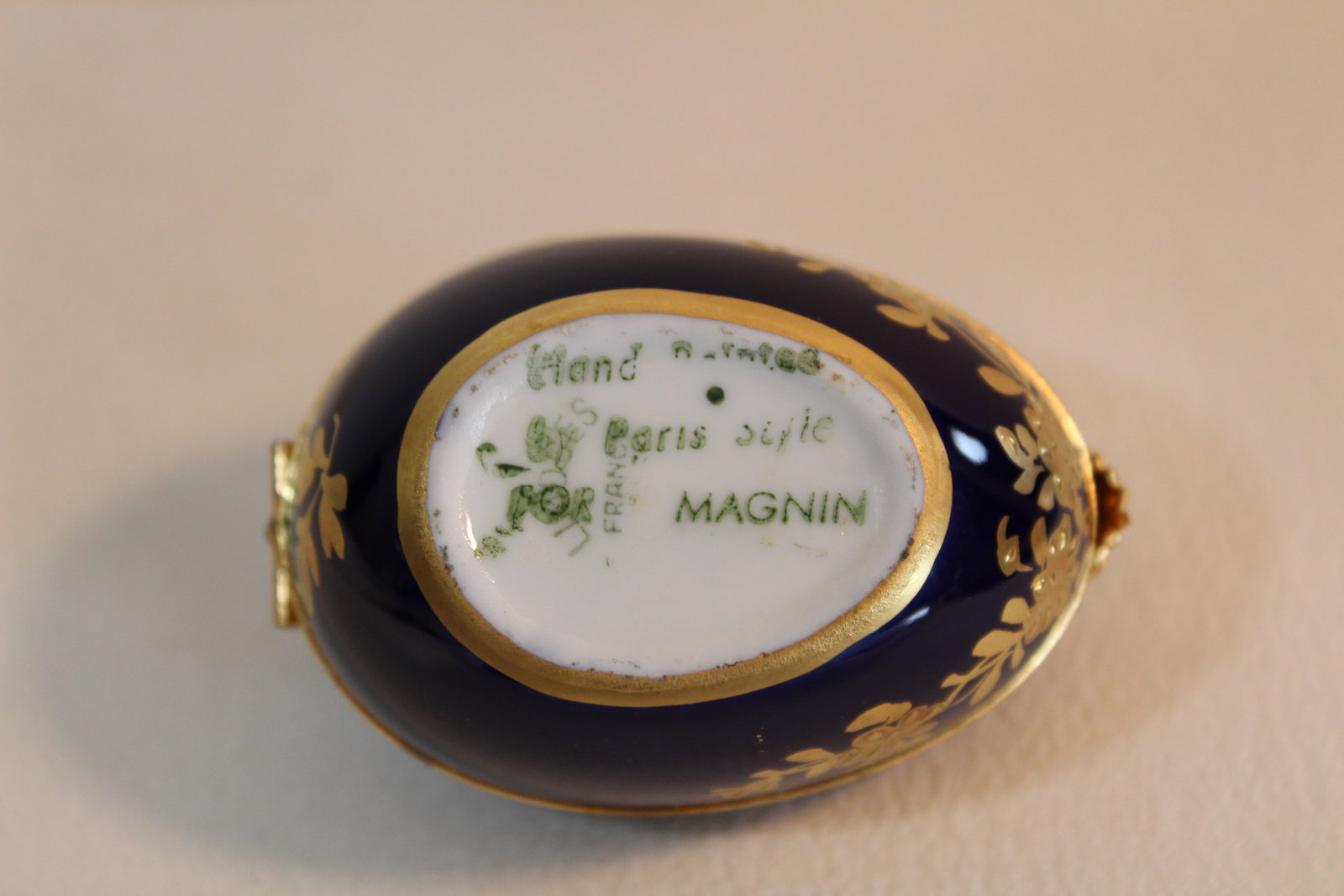 LIMOGES EGG TRINKET BOX - 3