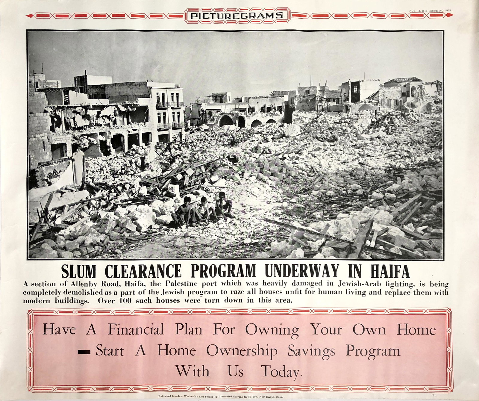 Haifa Slums - Israel War of Independence - 1948 (1 of 1)