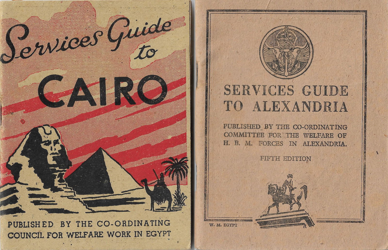 Two Services Guides to Egypt - WWII (1 of 3)