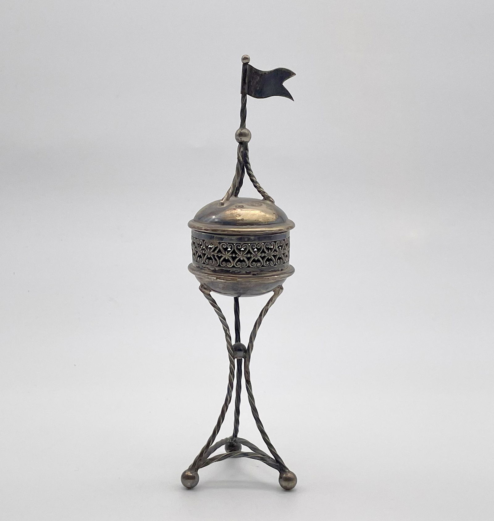 Silver Besamim Spice Tower - Austria, 18-19th Century (1 of 2)