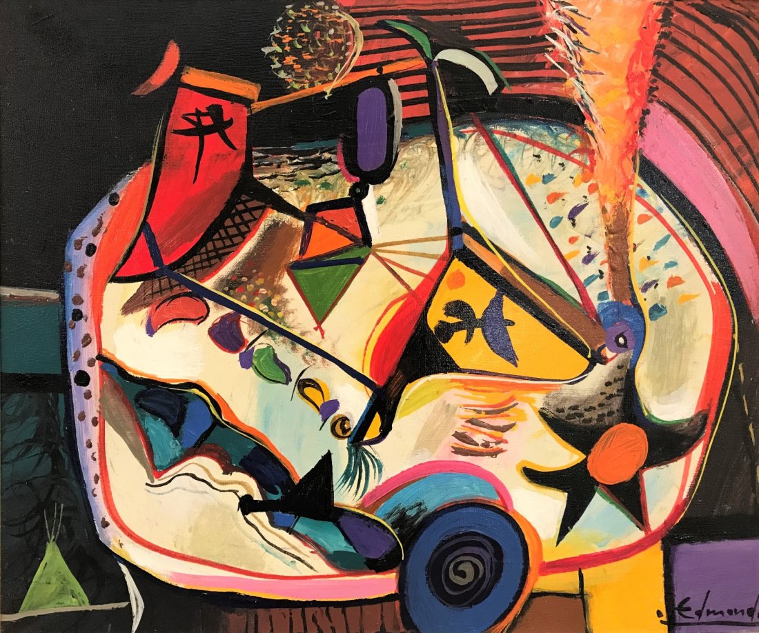 Bulgarian E. Demirdjian "Abstract composition" 2003 (1 of 7)