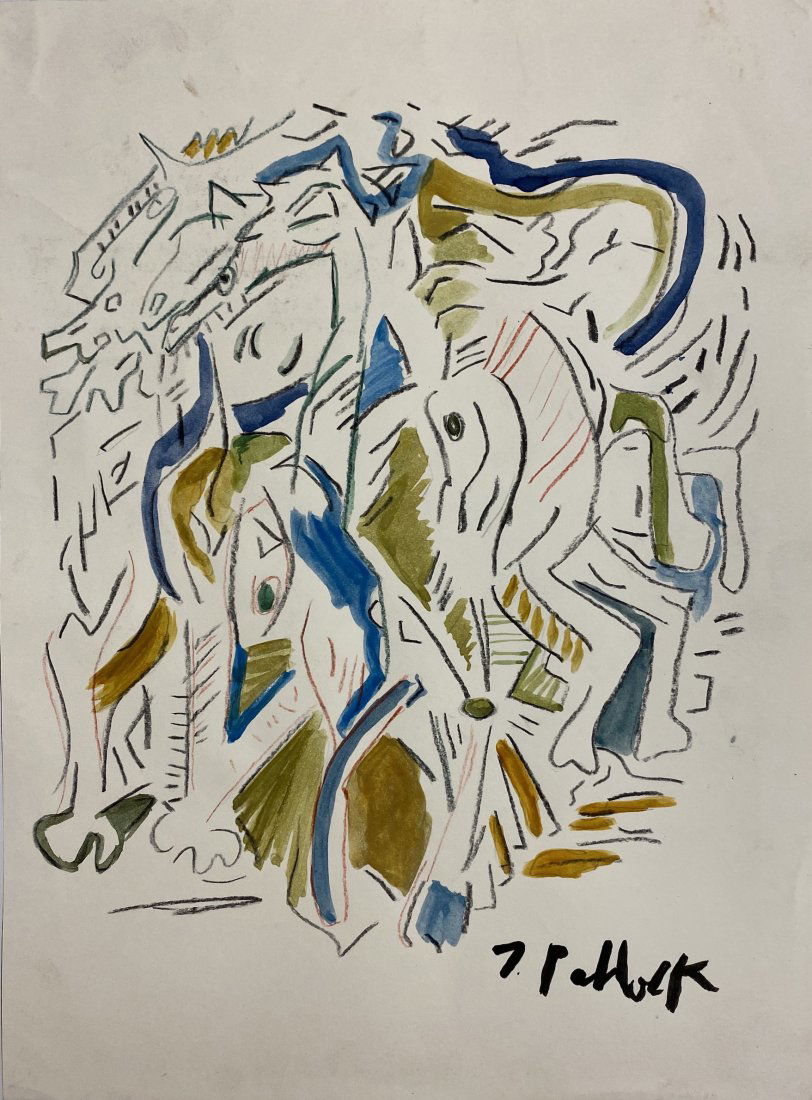 Jackson Pollock signed (1 of 2)