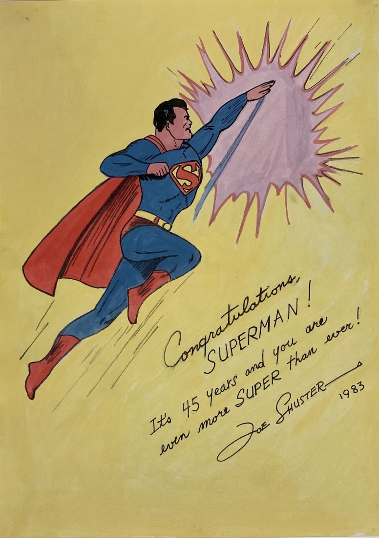 Joe Shuster signed (1 of 2)