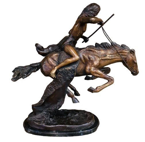 Frederic Remington Large Bronze Sculpture (1 of 4)