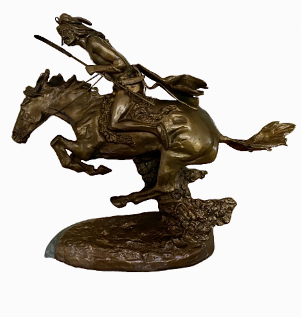 Frederic Remington Bronze Sculpture (1 of 2)