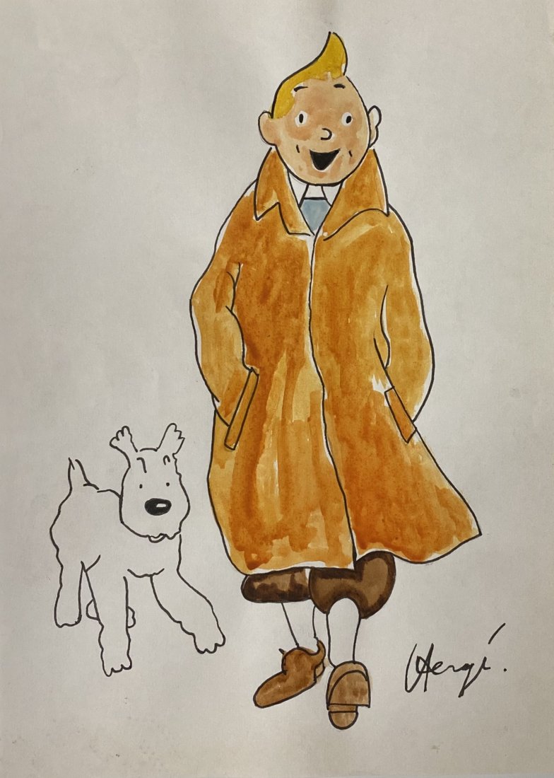 Hergé signed (1 of 2)