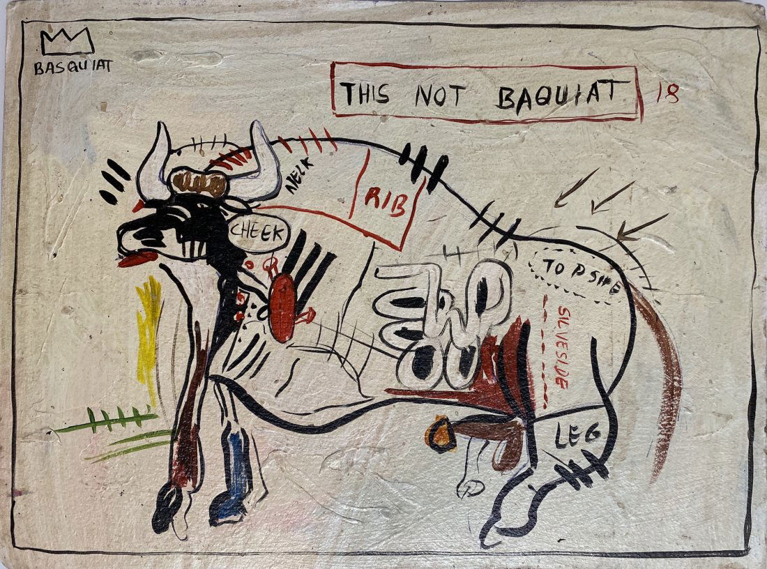Jean-Michel Basquiat signed (1 of 2)