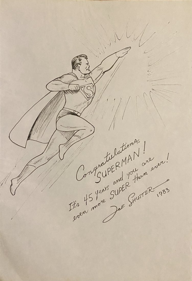 Joe Shuster signed (1 of 2)