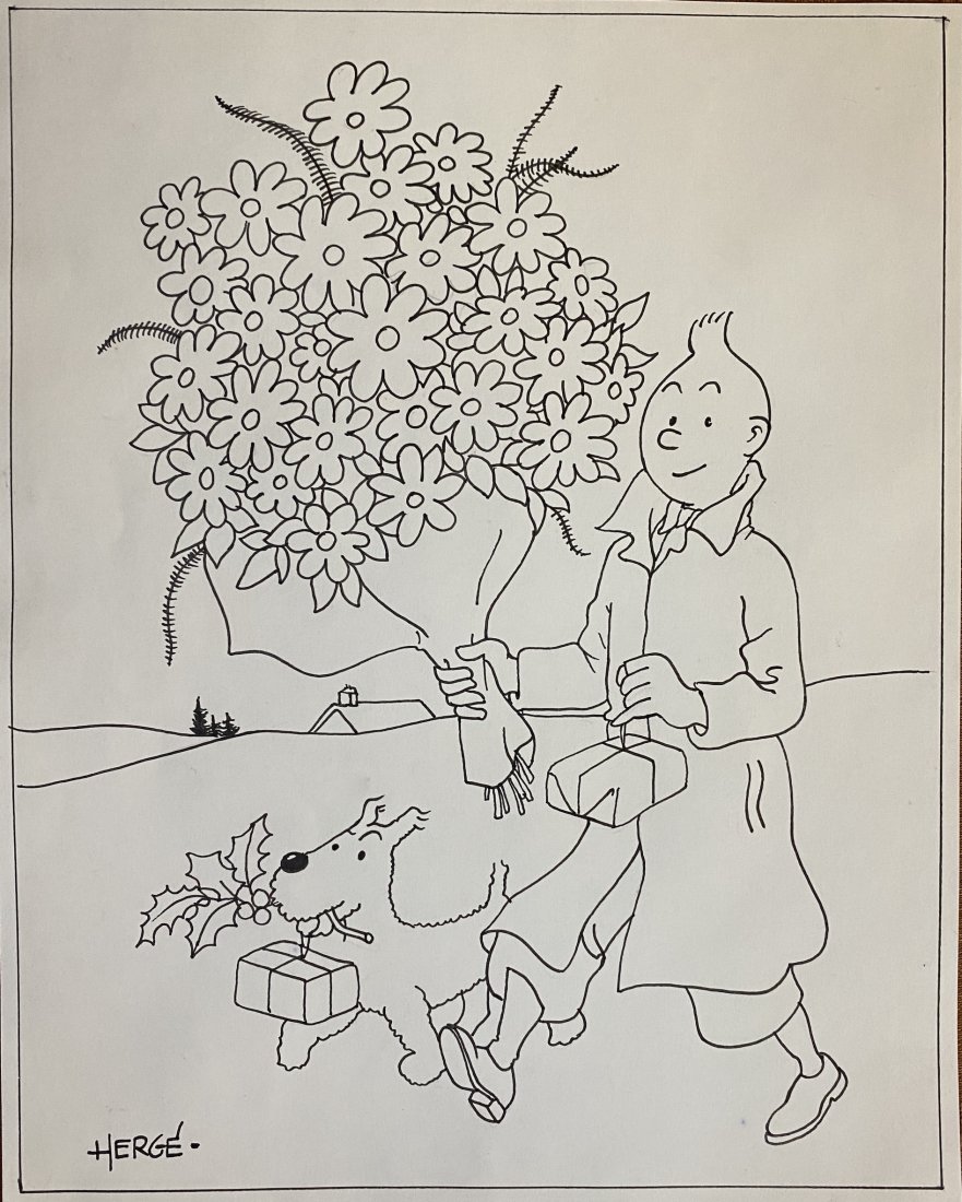 Hergé signed (1 of 2)