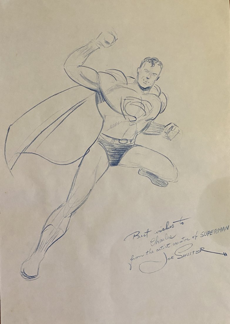 Joe Shuster signed (1 of 2)