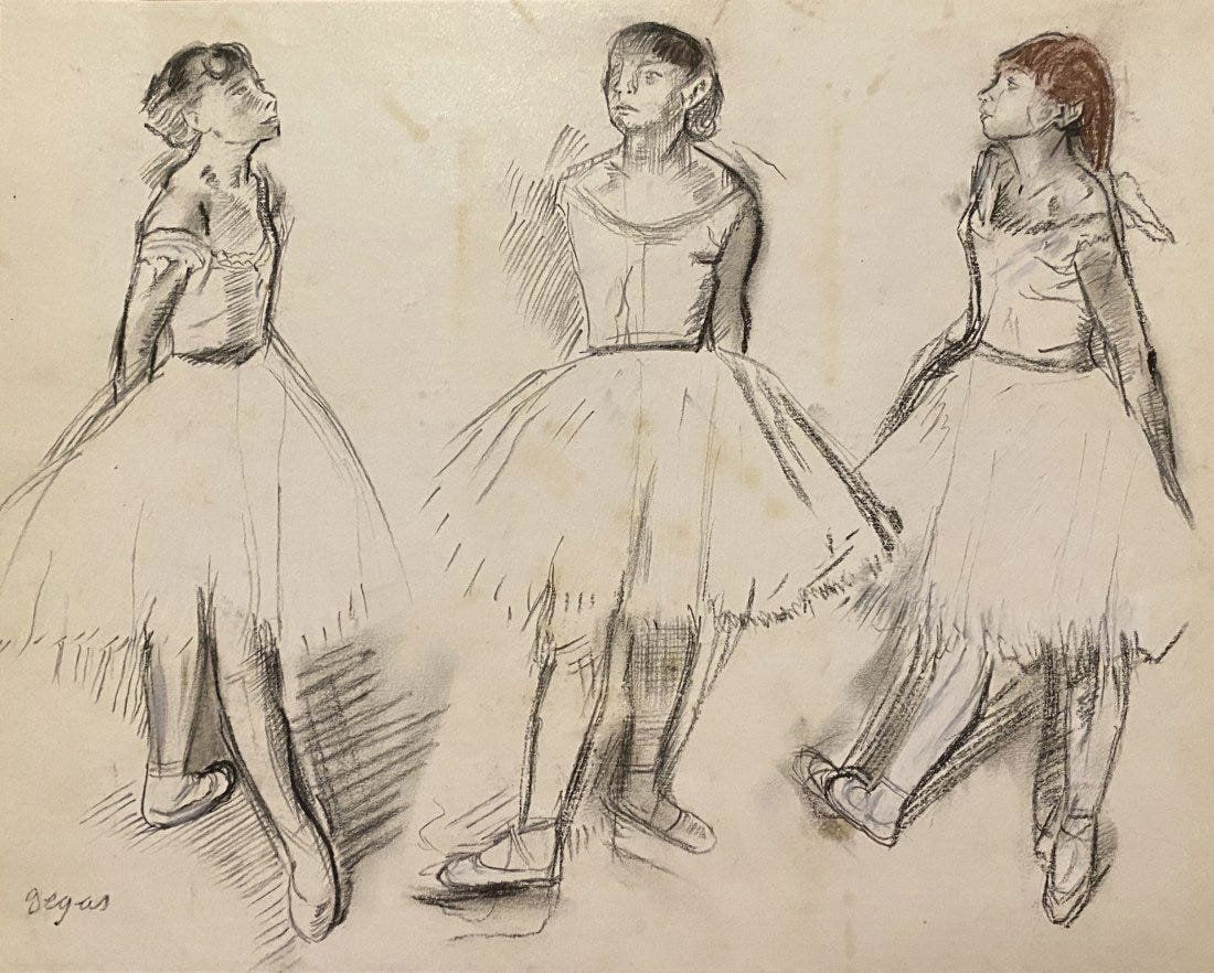 Edgar Degas (manner of) (1 of 2)