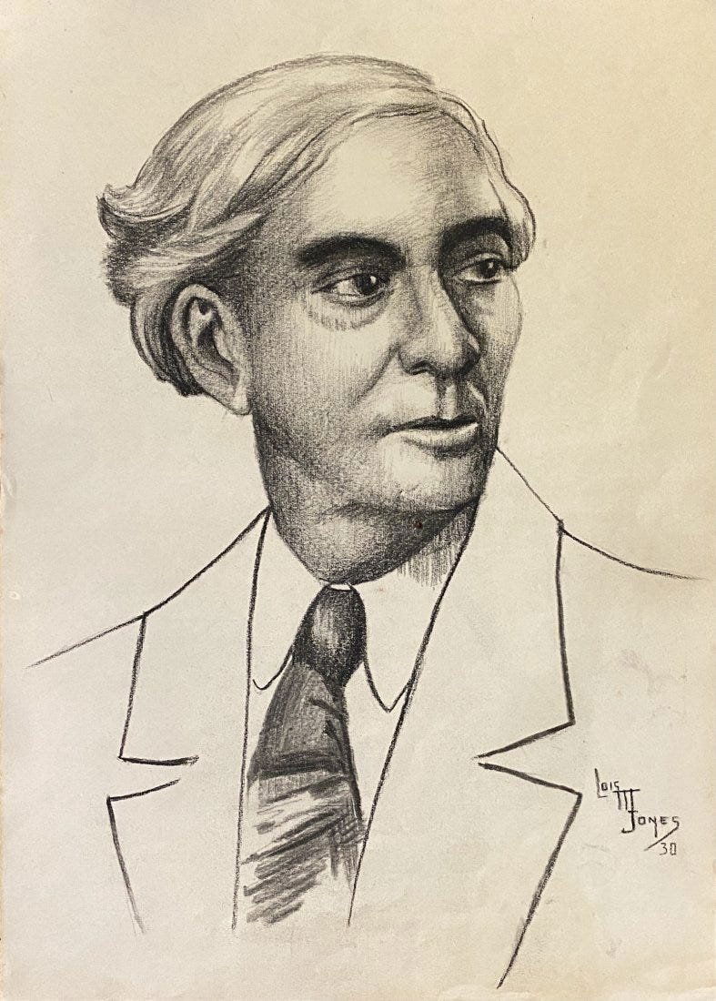 Lois Mailou Jones: Drawing on paper 11 1/2 x 8 1/2 in, manner of Loïs Mailou Jones (November 3, 1905 – June 9, 1998) was an influential artist and teacher during her seven-decade career. Jones was one of the m