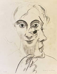 Francis Picabia: Drawing on paper, 12 x 9 in, manner of the artist Francis Picabia (22 January 1879 Ã‚– 30 November 1953) was a French avant-garde painter, poet and typographist. After experimenting