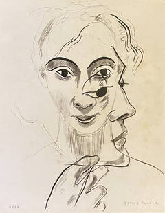 Francis Picabia: Drawing on paper, 12 x 9 in, manner of the artist Francis Picabia (22 January 1879 Ã‚– 30 November 1953) was a French avant-garde painter, poet and typographist. After experimenting wit