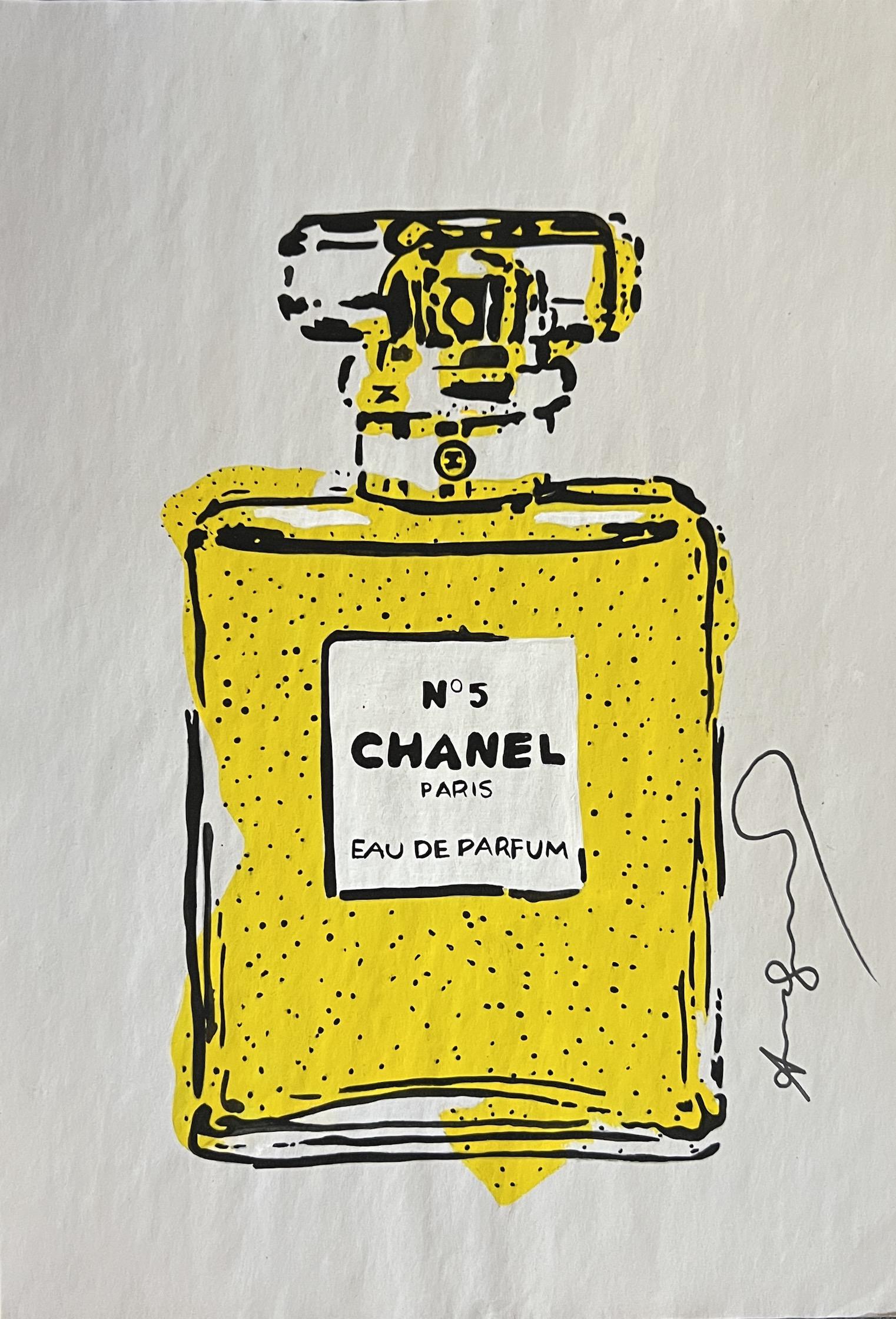 Andy Warhol (manner of): Mix media on paper 11 1/2 x 8 in, manner of Andy Warhol (born Andrew Warhola Jr.; August 6, 1928 – February 22, 1987) was an American artist, film director, and producer who was a leading figure