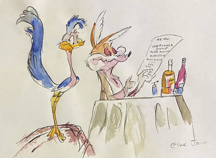 Chuck Jones: Drawing on paper 10 1/2 x 7 3/4 in, manner of Charles Martin Jones (September 21, 1912 &#8211; February 22, 2002) was an American animator, director, and painter, best known for his work with Warner B