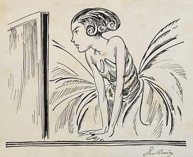 John R. Neill (After): Drawing on paper 10 1/4 x 8 1/4 in, manner of John Rea Neill (November 12, 1877 â€“ September 19, 1943) was a magazine and children's book illustrator primarily known for illustrating more than