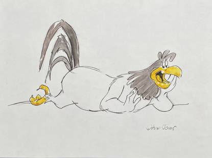 Chuck Jones: Drawing on paper 11/4 X 8 ¼ in, manner of Charles Martin Jones (September 21, 1912 â€“ February 22, 2002) was an American animator, director, and painter, best known for his work with