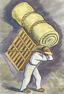 Diego Rivera: Drawing on paper 11 ¾ X 8 ¼ in, manner of Diego Rivera (December 8, 1886 â€“ November 24, 1957), was a prominent Mexican painter. His large frescoes helped establish the mural