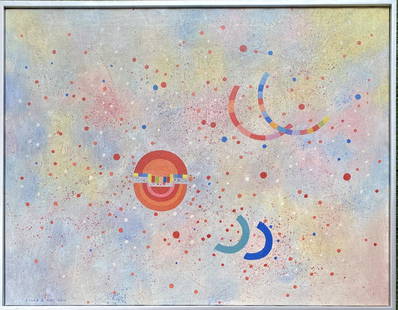 Seund Ja Rhee: Oil on canvas 31 1/2 x 24 1/4 in framed (canvas 30 x 23 1/4in) manner of Seund Ja Rhee (also transcribed as Seongja Lee June 3, 1918 – March 8, 2009) was a South Korean painter, engraver,