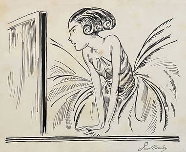 John R. Neill (After): Drawing on paper 10 1/4 x 8 1/4 in, manner of John Rea Neill (November 12, 1877 – September 19, 1943) was a magazine and children's book illustrator primarily known for illustrating more than forty