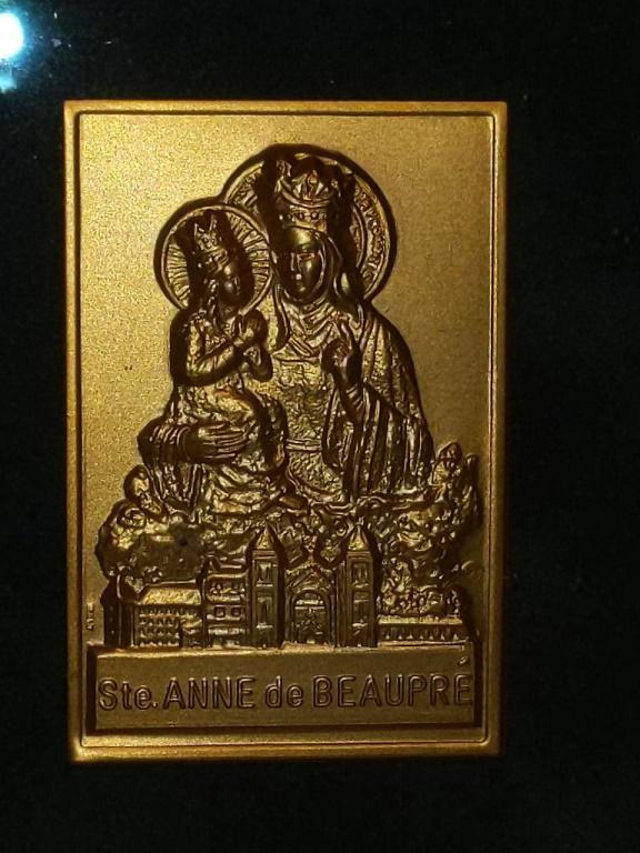 St. Anne de Beaupre Framed Relic Total size 10x9" (1 of 5)