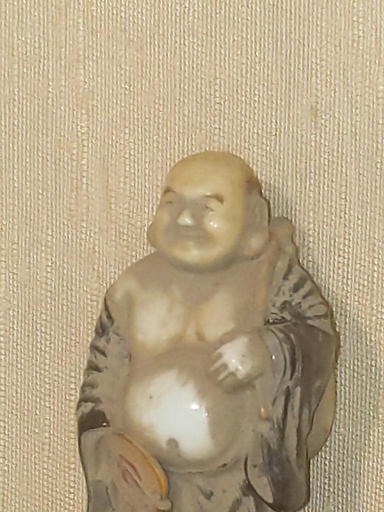 Vintage 1950's Buzza Junior Framed Buddha Approx 10x6 (1 of 5)