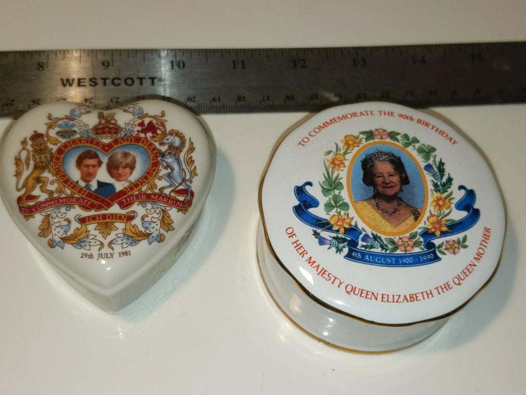 Lot of 2 Porcelain British Royal Commemoratives Charles (1 of 4)