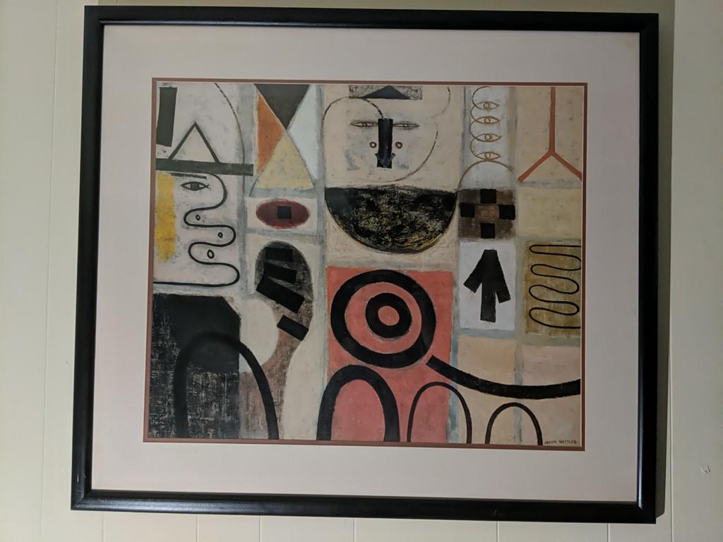 Adolph Gottlieb Framed Print Approx 36x31" total size (1 of 4)