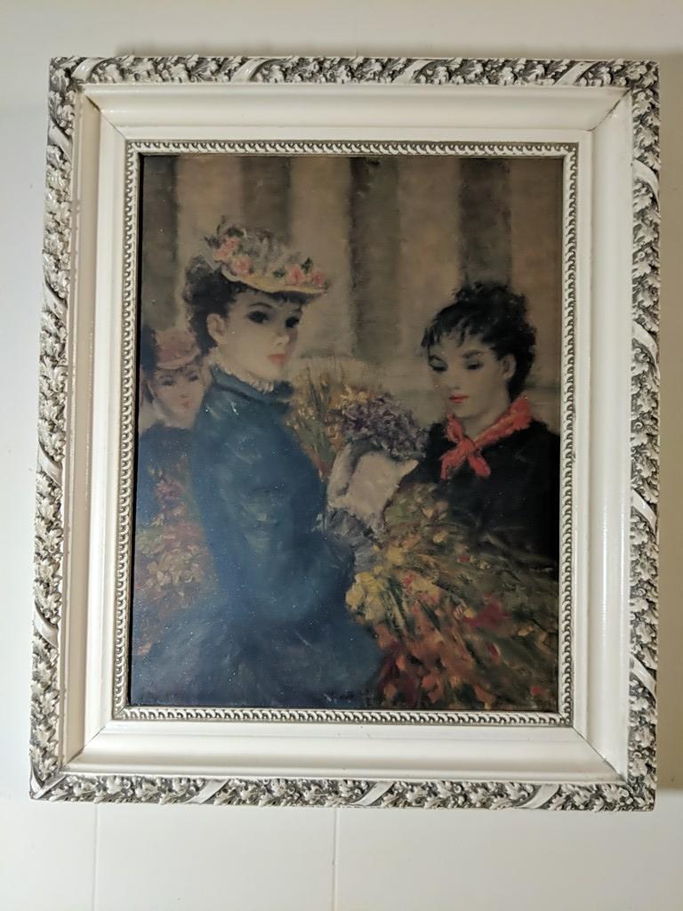 Huldah Mid-Century Framed Print on board 15X17" (1 of 4)