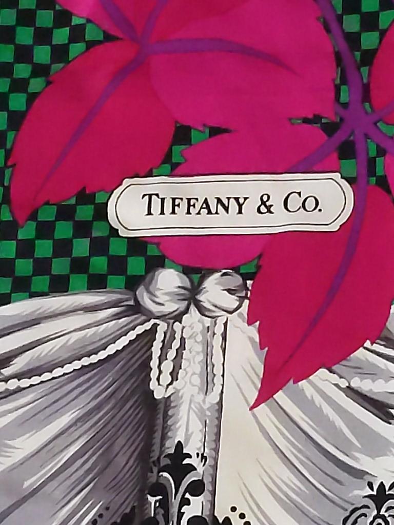 Tiffany and Co. Silk Scarf/Shawl Large 53x53" (1 of 6)