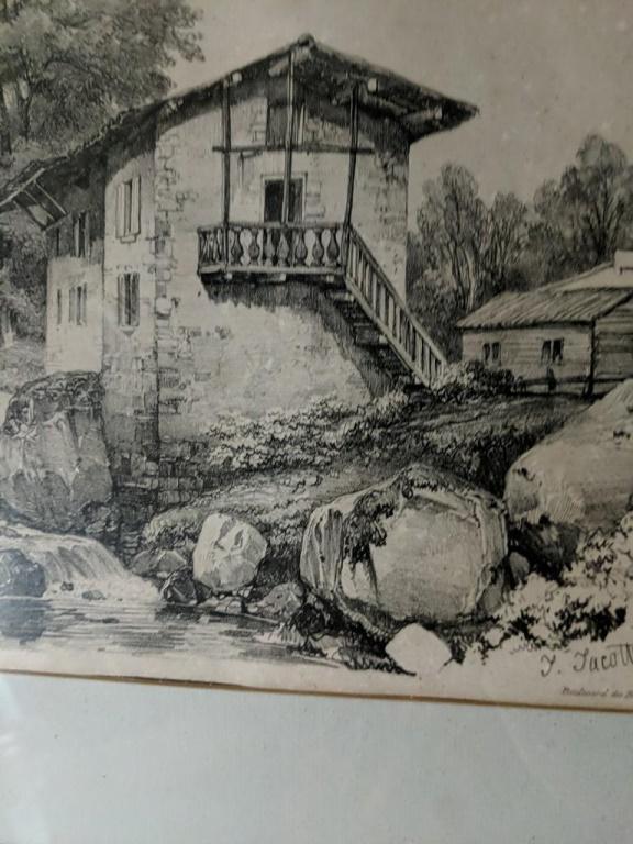 Framed Italian Mill Book Engraving 14x18": Framed Italian Mill Book Engraving 14x18" 14x18"