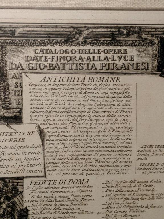 Gio Battista Piranesi Architectural Works Italian (1 of 6)
