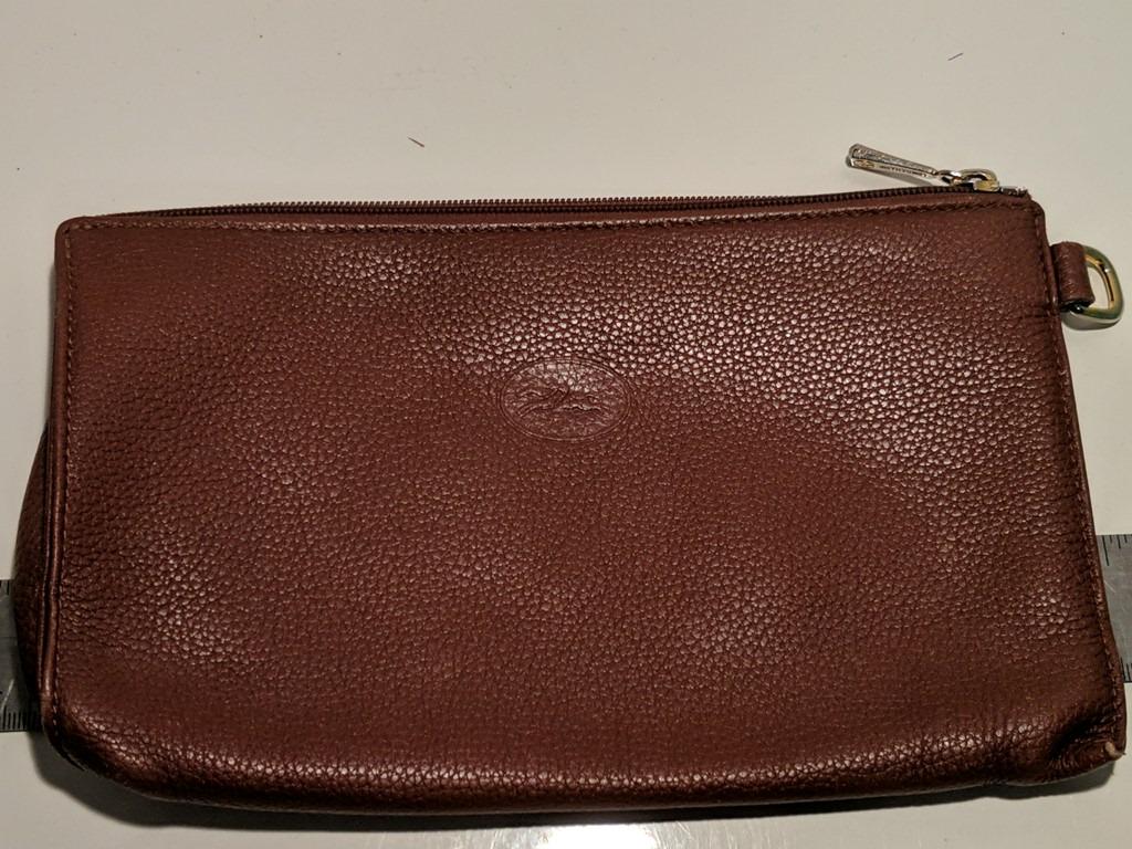 Vintage Longchamp Leather Clutch 8.5" Long: Vintage Longchamp Leather Clutch 8.5" Long 8.5" Long