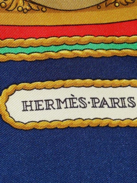 Hermes Homage Charles Garnier Silk Scarf 36x36": Hermes Homage Charles Garnier Silk Scarf 36x36" 36x36"