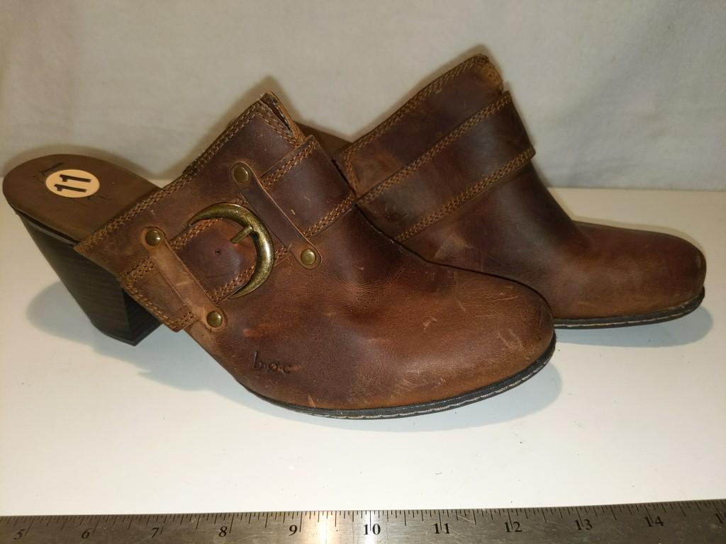 Born Concepts Open Heeled Leather Shoes Sz11 Appear to: Born Concepts Open Heeled Leather Shoes Sz11 Appear to have never been worn Appear to have never been worn