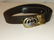 Vintage Gucci Lizard-Skin Print Belt we 44" Total