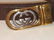 Vintage Gucci Lizard-Skin Print Belt we 44" Total - 2