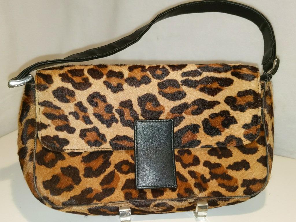 Isabella Fiore Leopard Print Purse Approx 12" Wide (1 of 6)