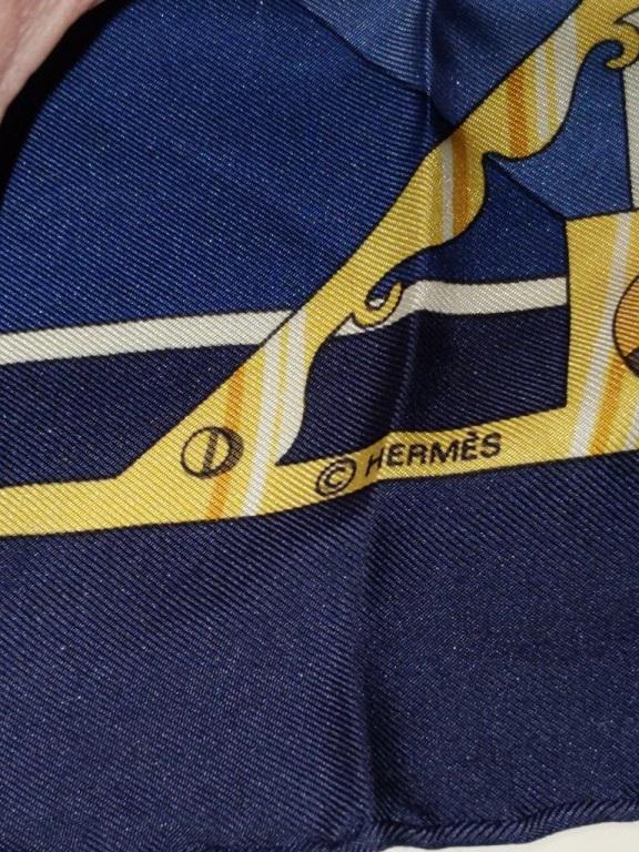 Hermes Nautical-Themed Scarf 35x35" (1 of 4)