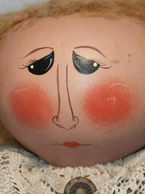 Dorothea Robinson Gourd Doll.  'Gourdon of Eden' Approx (1 of 6)