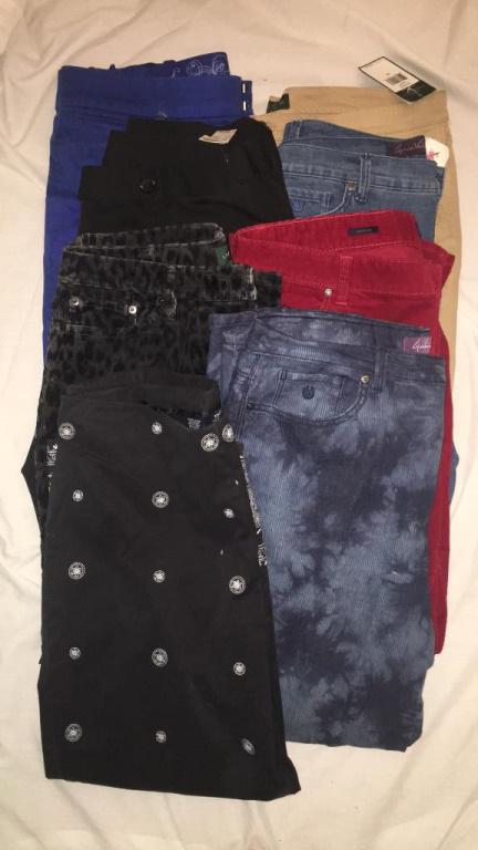 Lot of 8 pairs of Sz 16 Pants NWT! Excellent condition.: Lot of 8 pairs of Sz 16 Pants NWT! Excellent condition. Two pairs are NWT! Brands: Jones New York, Gloria Vanderbilt, Ralph Lauren, Talbots, M Collection. Excellent condition. Two pairs are NWT! Brand