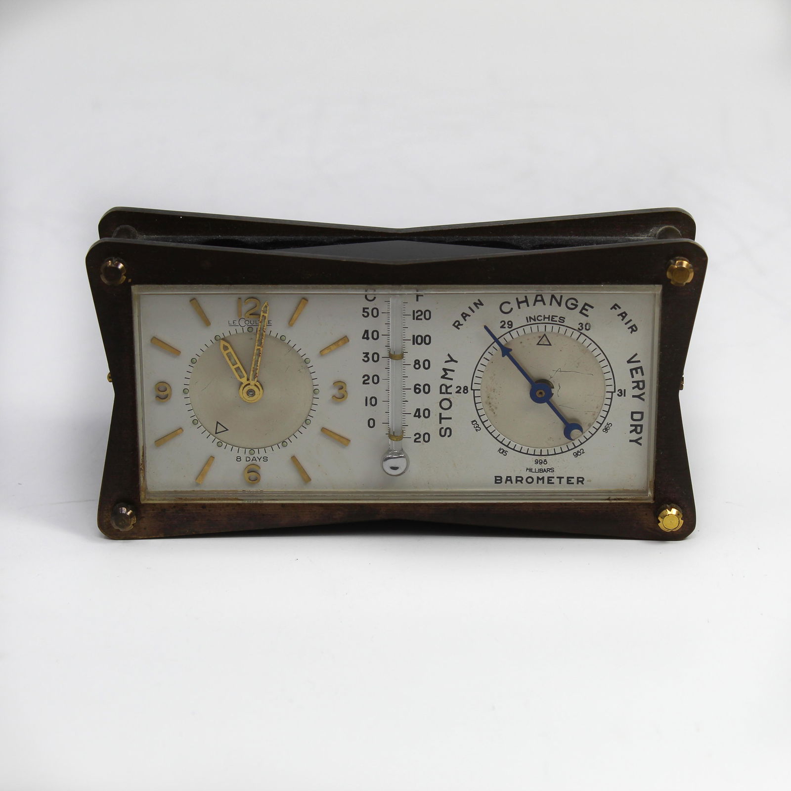 LeCoultre Desk Clock and Barometer (1 of 4)