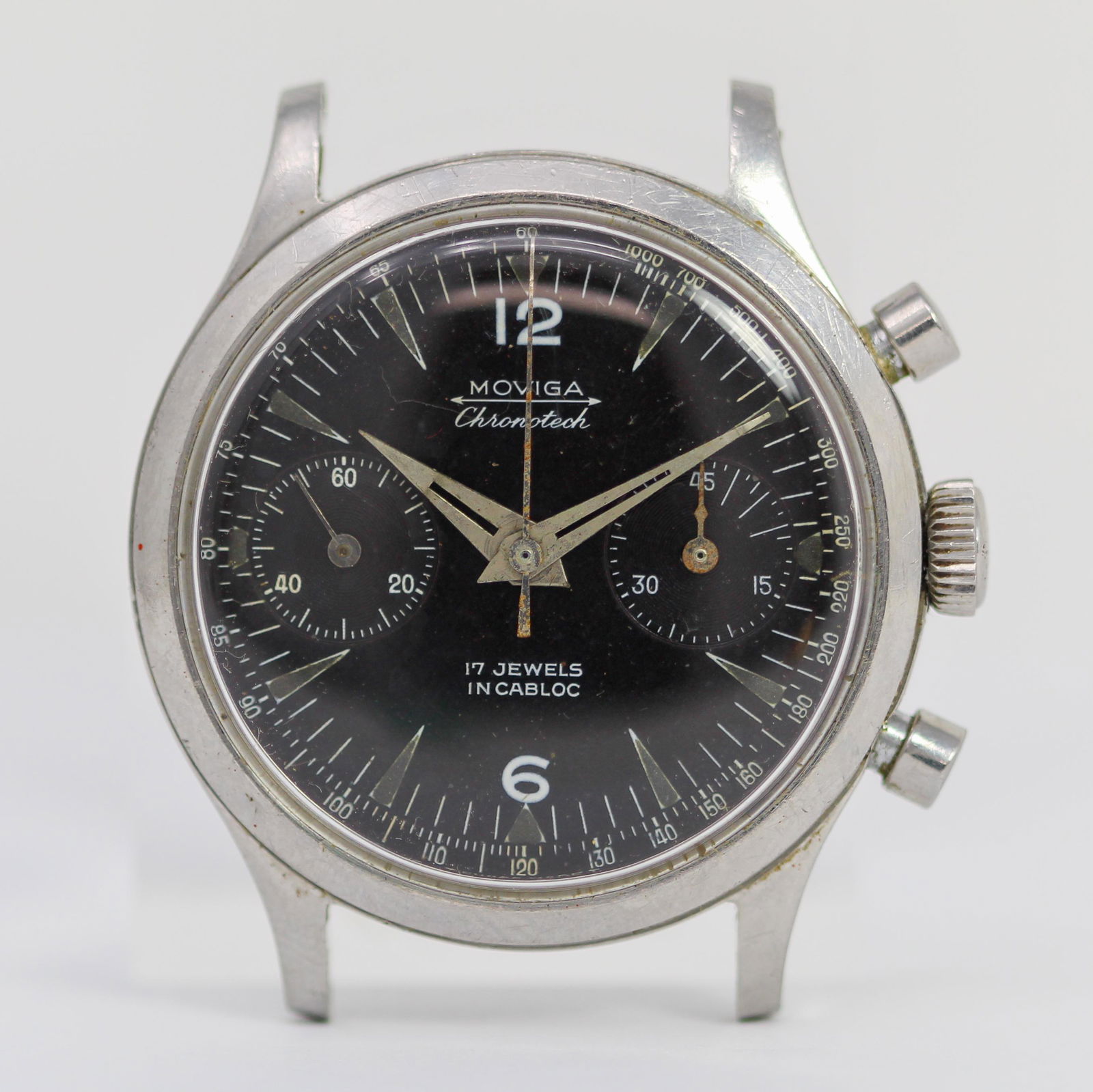 Vintage Moviga Chronotech Chronograph Watch