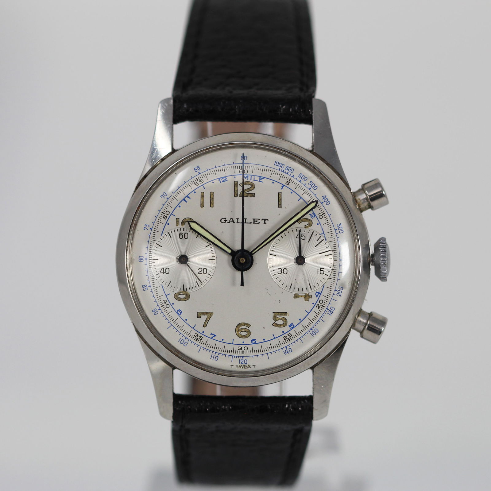 Vintage Gallet Chronograph Wristwatch (1 of 5)