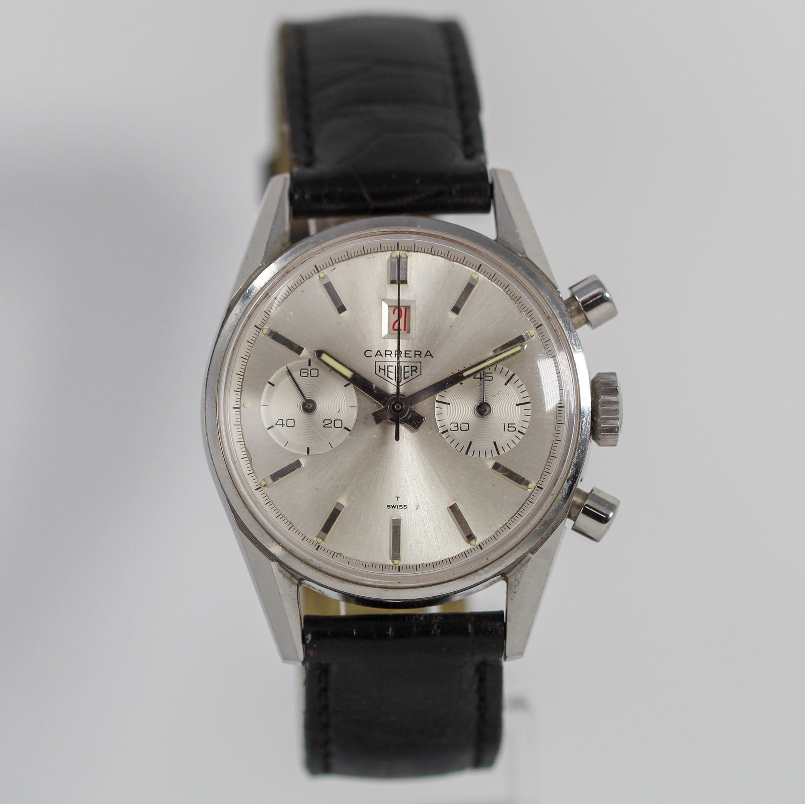 Vintage Carrera Heuer Chronograph Wristwatch (1 of 5)