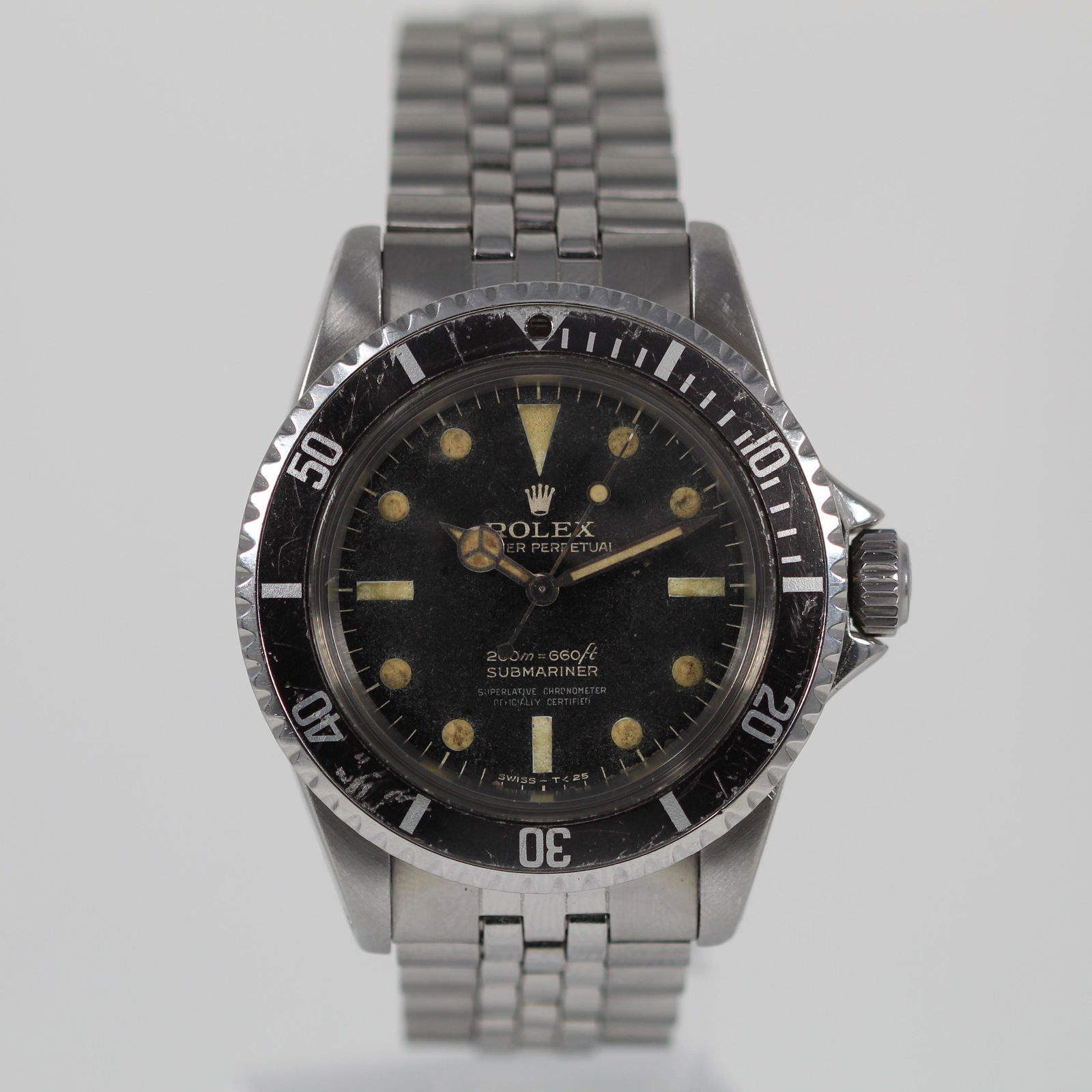 Vintage Rolex Oyster Perpetual Submariner Wristwatch (1 of 6)
