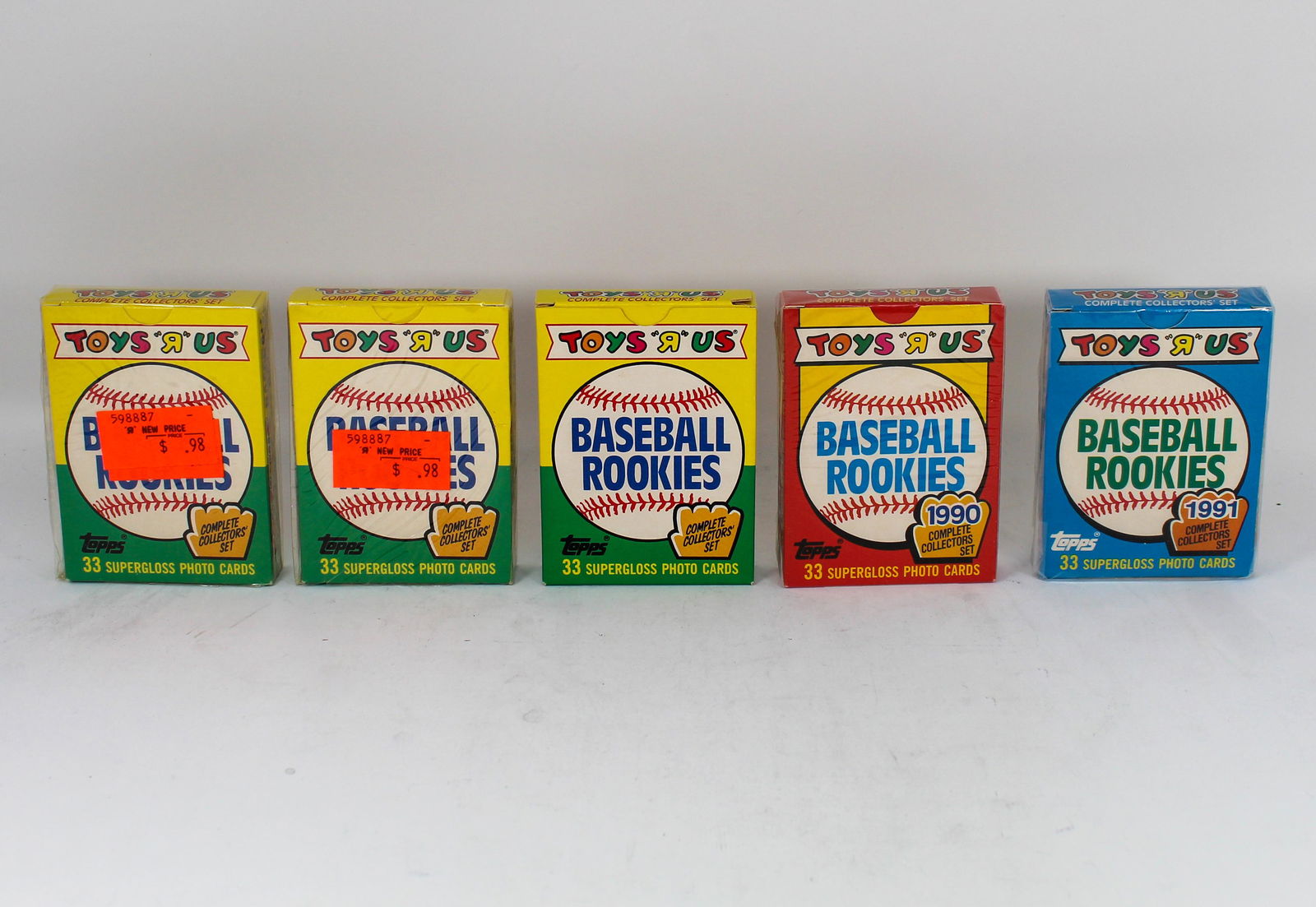 Toys R Us Baseball Rookies Card Packs (1 of 3)