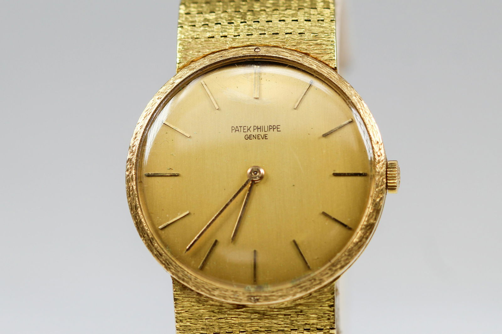 Vintage Patek Phillipe Geneve Wristwatch in 18k Yellow (1 of 7)