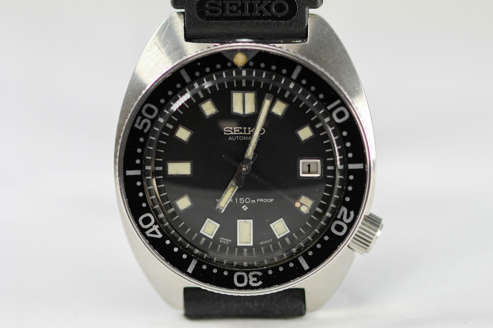 Vintage Seiko Automatic Waterproof Diver with Date (1 of 4)